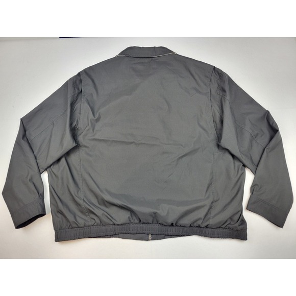 Vintage Polo Ralph Lauren Bomber Black Jacket Harrington Plaid Lining 2XB Big - Picture 8 of 10